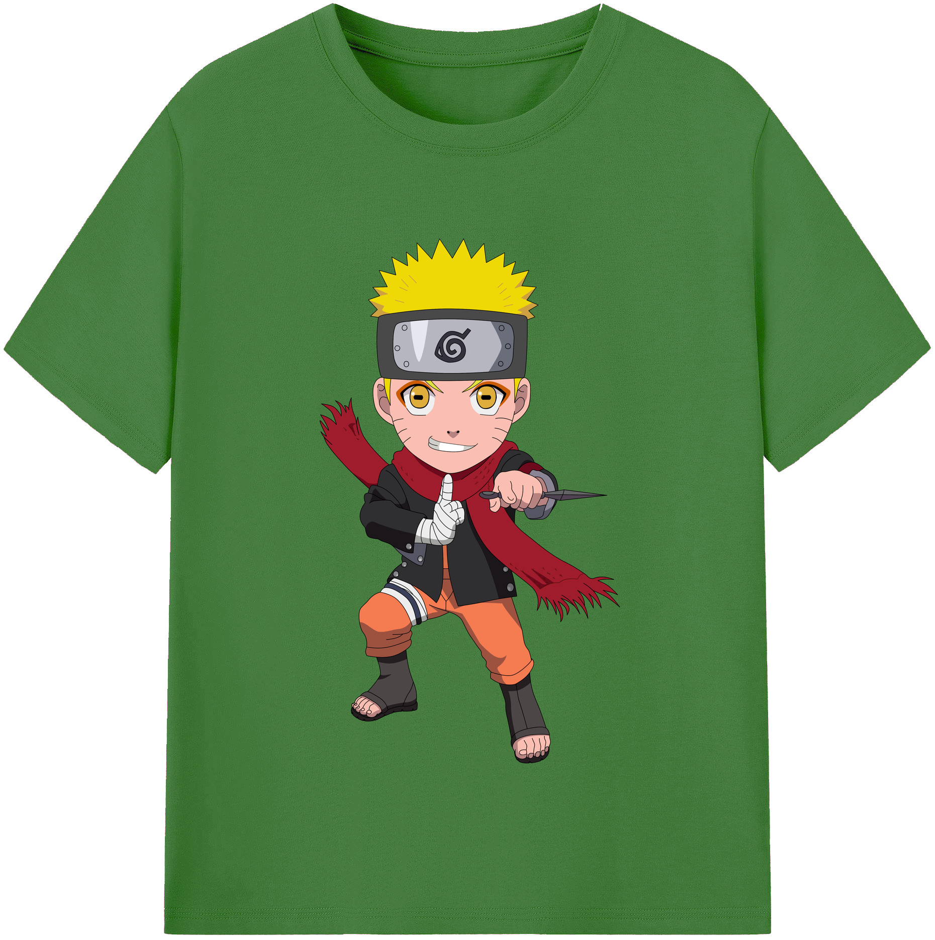 （画像用） NARUTO -ナルト- うずまき ナルト Uzumaki Naruto レディースカジュアルプリントTシャツ（綿100％）